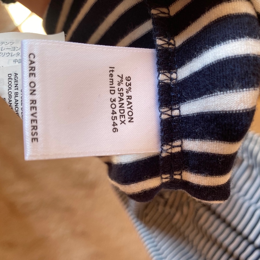 LL Bean striped cotton maxi - Picture 4 of 11